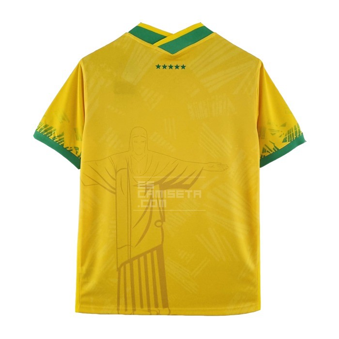 Camiseta Brasil Classic 2022 Amarillo Tailandia - Haga un click en la imagen para cerrar